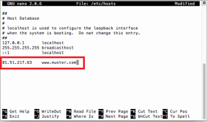 migrationstest mit hilfe des „hosts“-files auf mac os