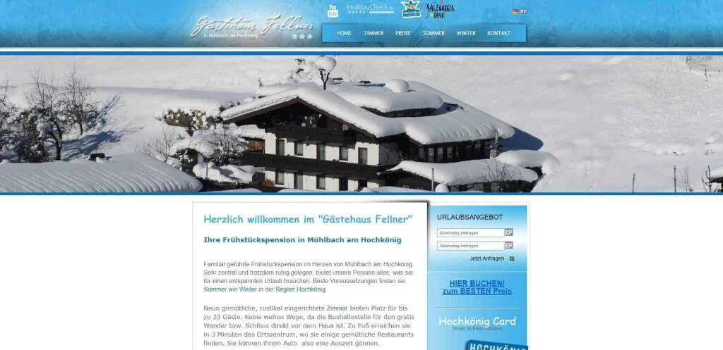 Dagmar Rebernig, Gästehaus Fellner in Mühlbach am Hochkönig