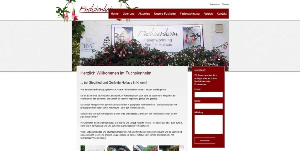 Familie Siegfried und Gerlinde Hollaus, Fuchsienheim in Krimml