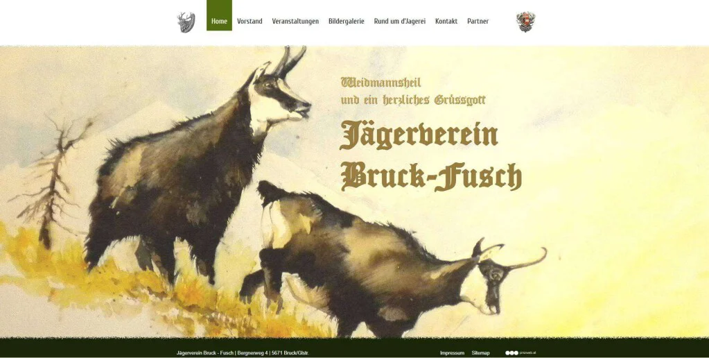 Martin Huber, Jägerverein Bruck-Fusch