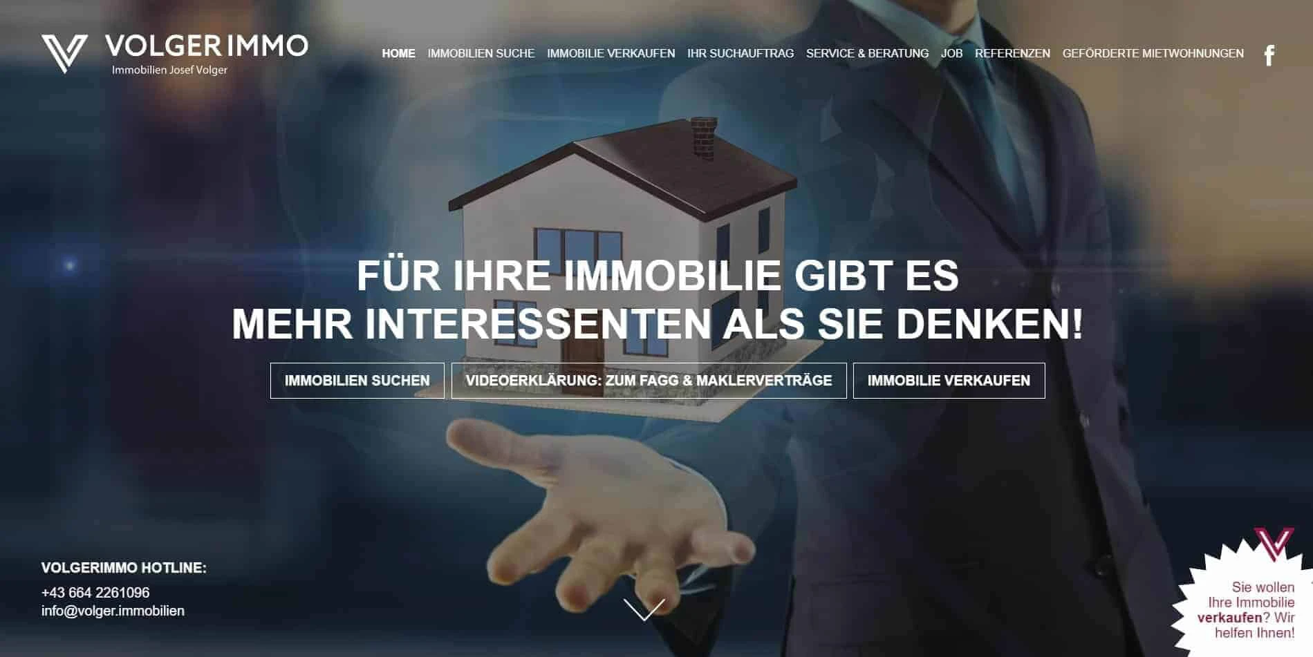 Josef Volger, Volger Immobilien